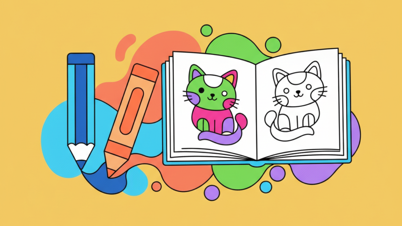 Cómo colorear dibujos sin manchar con lápices y ceras
