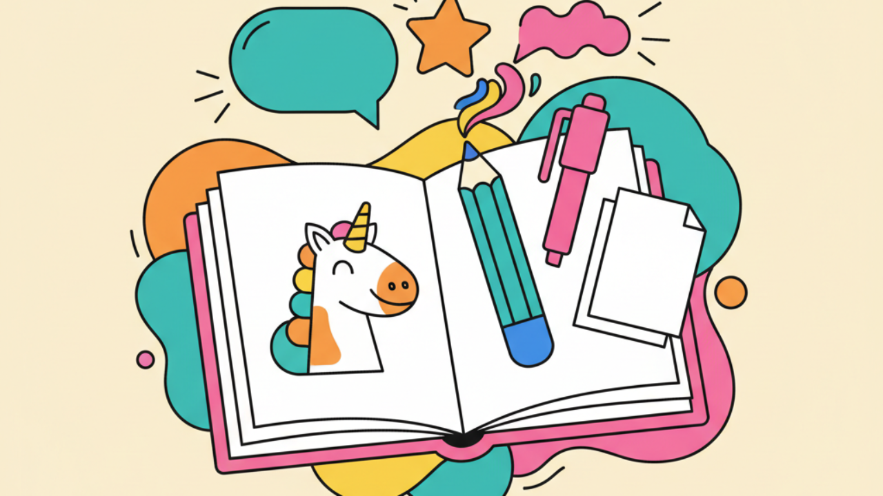 Los mejores materiales para colorear line art infantil