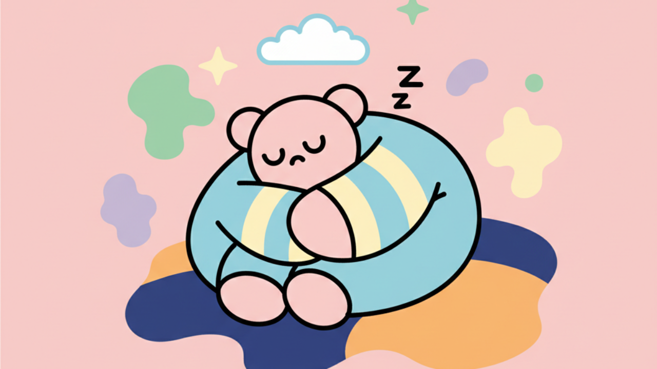 Bobbie durmiendo para colorear: calma y diversión infantil