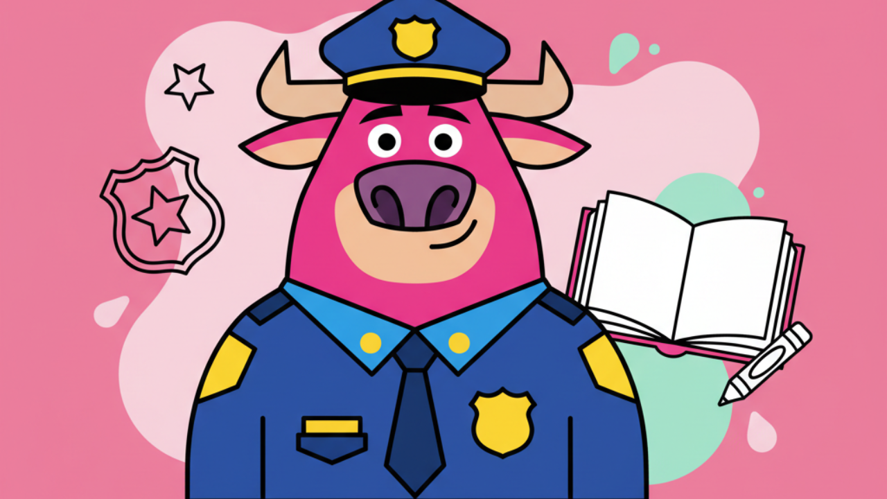Dibujos de Jefe Bogo para Colorear: El Capitán de Policía