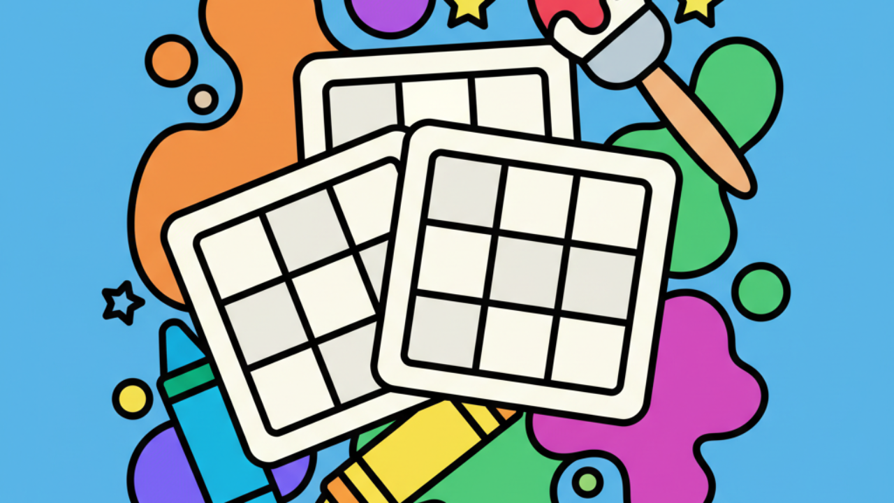Cartones de Bingo para Colorear: Actividad Educativa y Divertida