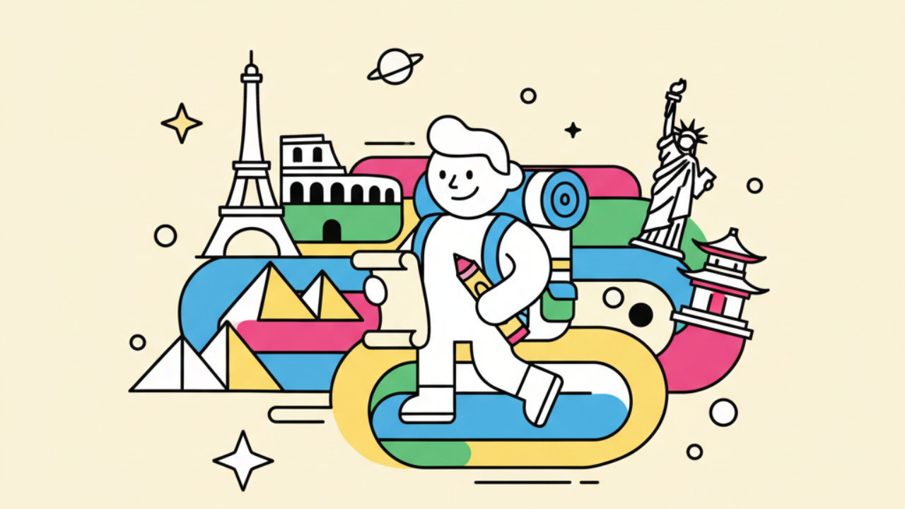 Dibujos de Monumentos Famosos del Mundo para Colorear