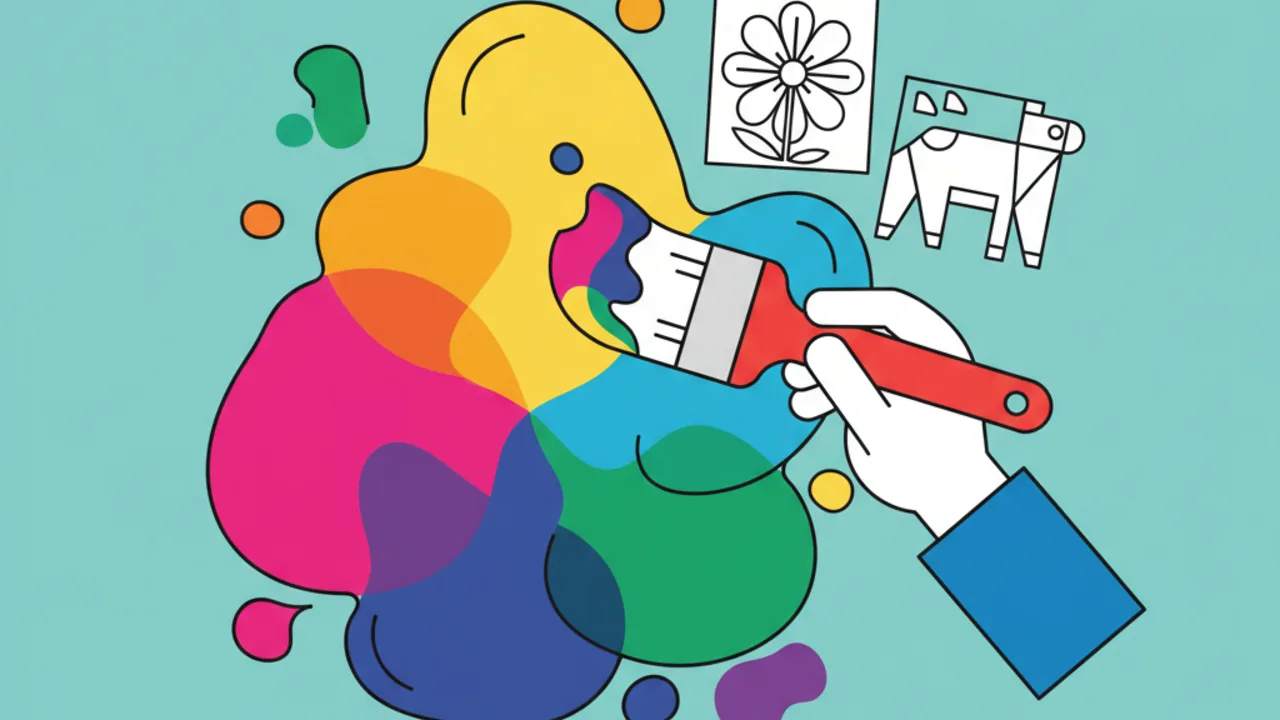 Armonía del color en line art: guía práctica de pintura