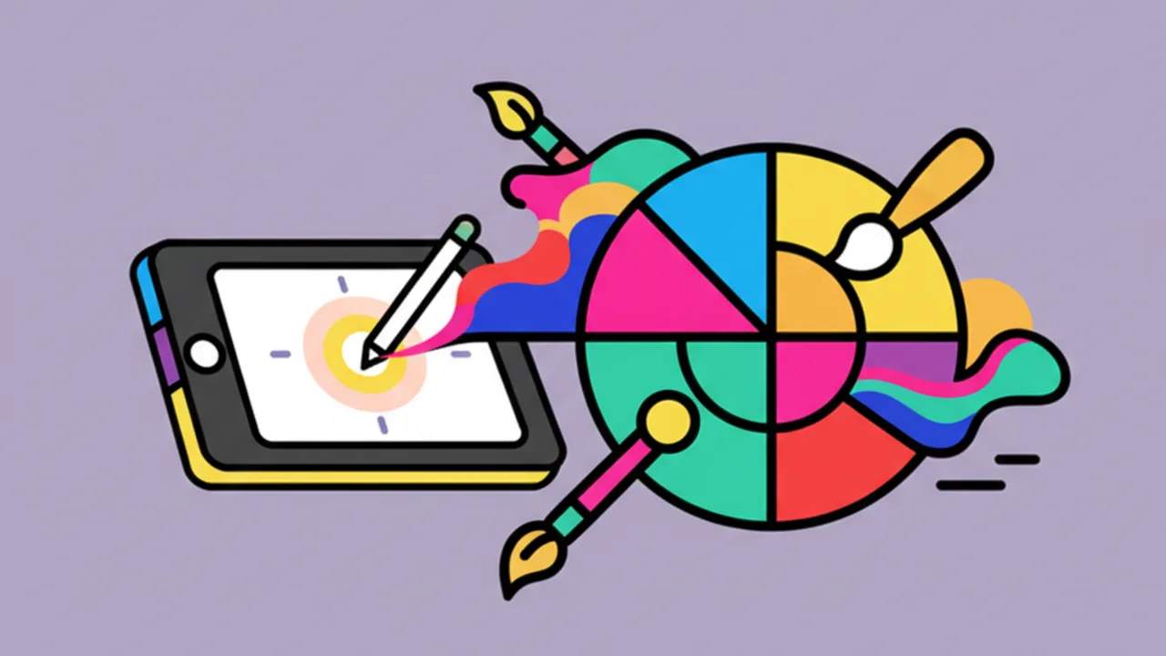 Crea arte vibrante con la teoría del color en tus dibujos
