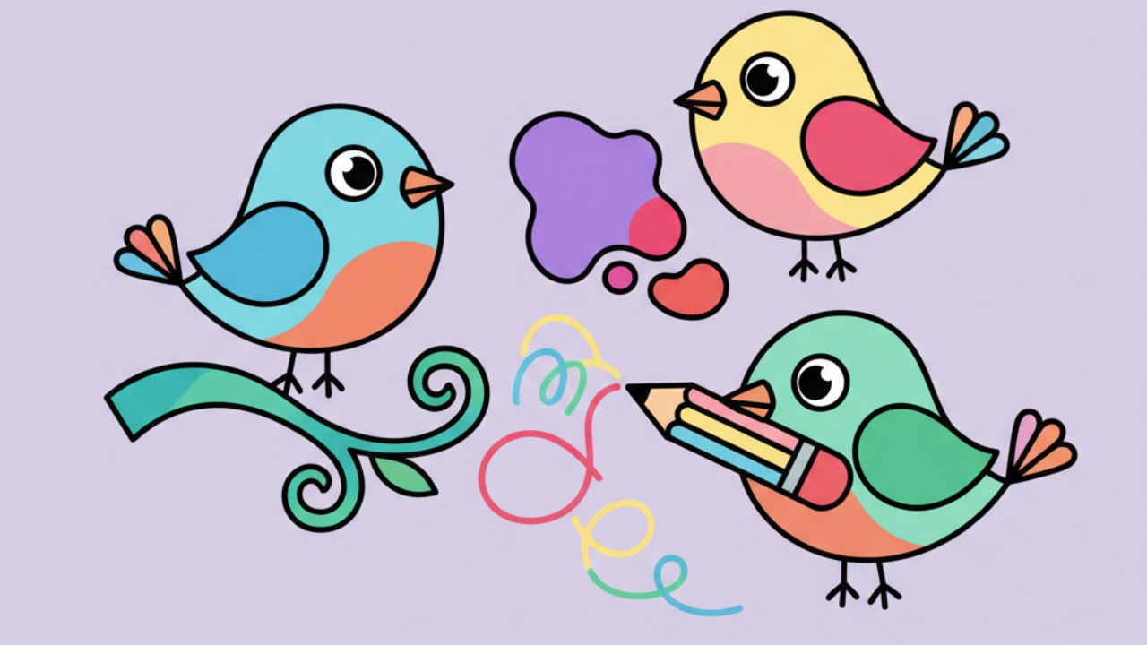 Dibujos de Aves Tiernas para Colorear y Despertar la Creatividad