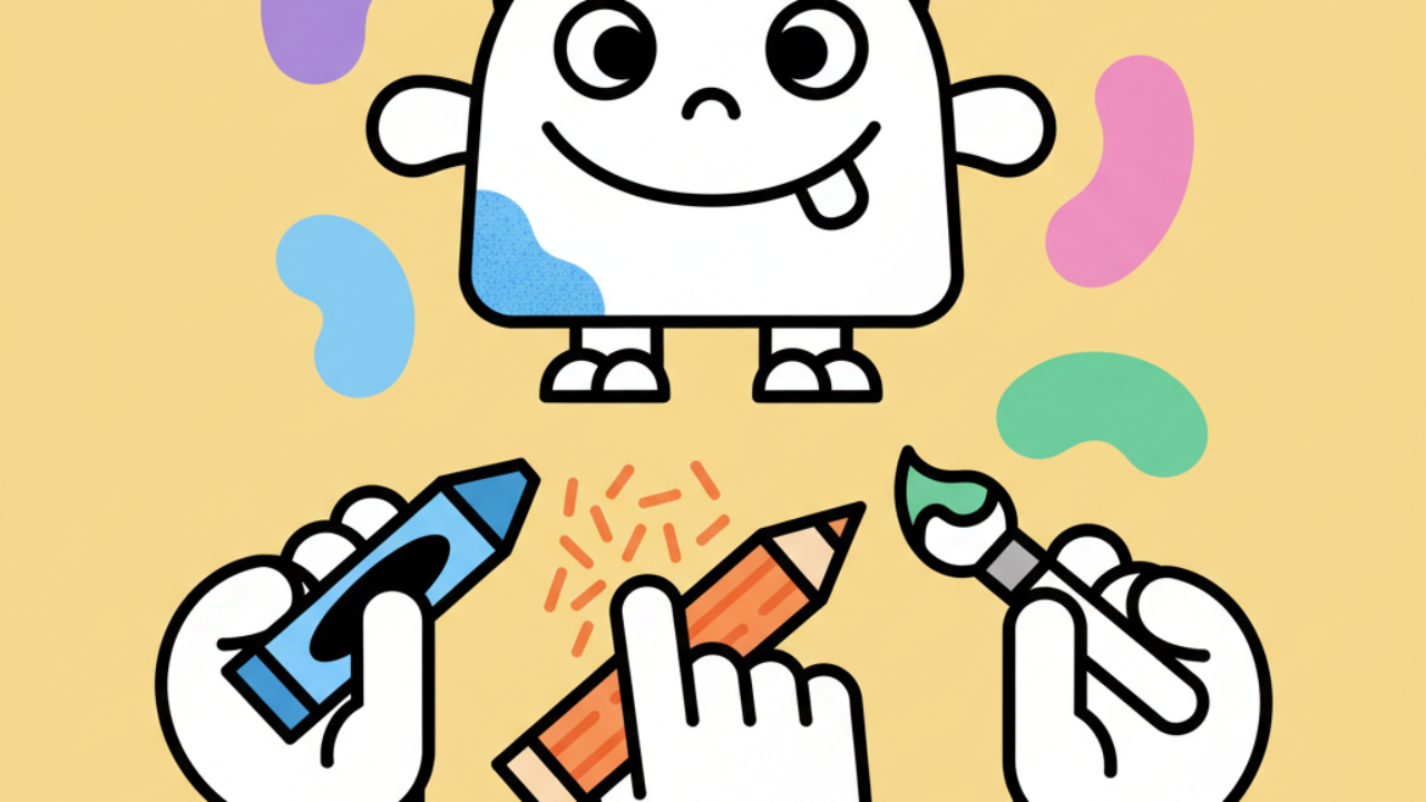 Las mejores técnicas de pintura para colorear line art infantil