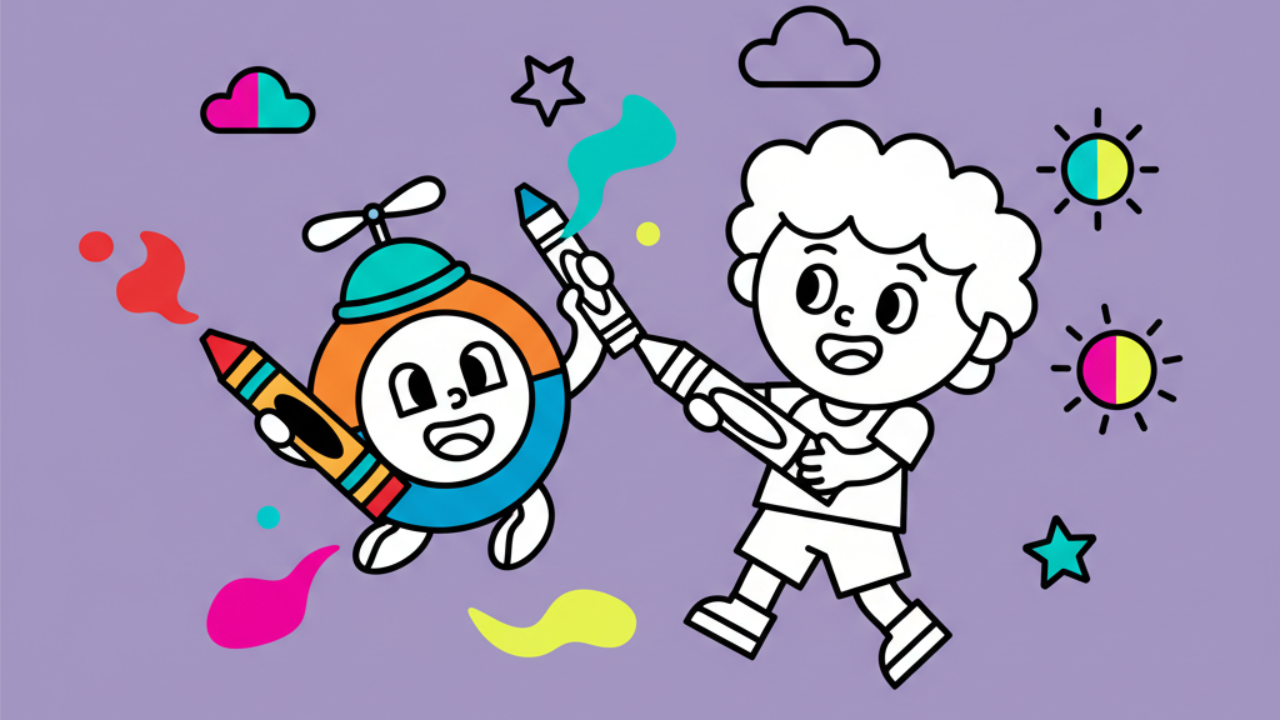 Dibujos de Dan de Mundo Bita para Colorear e Imprimir