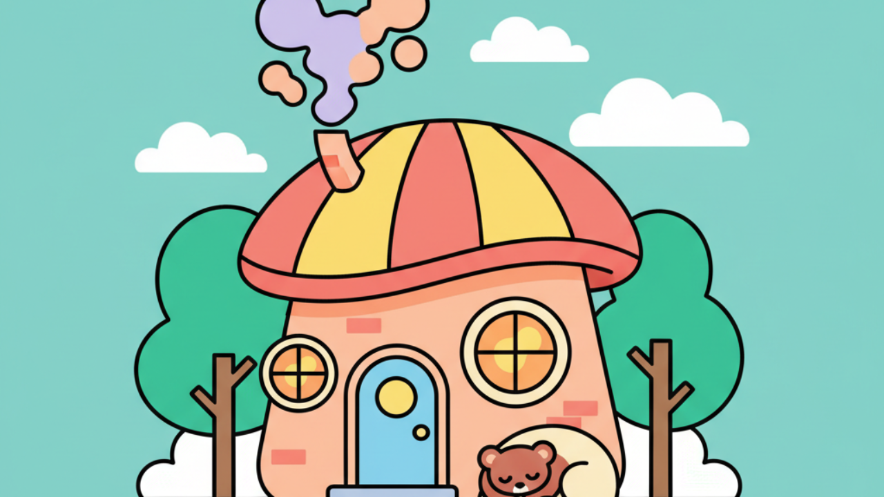 Casitas lindas para colorear: dibujos de cabañas y hogar