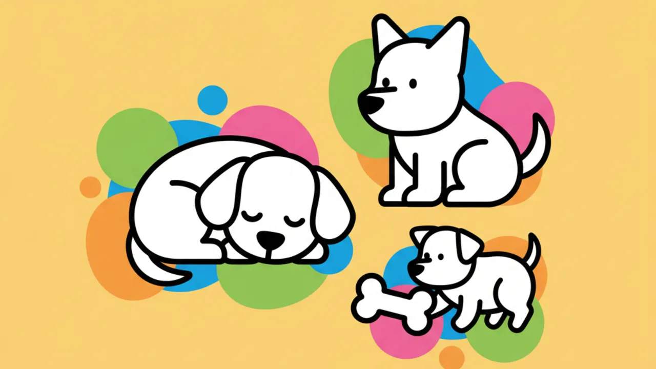 Dibujos de Cachorritos para colorear e imprimir gratis