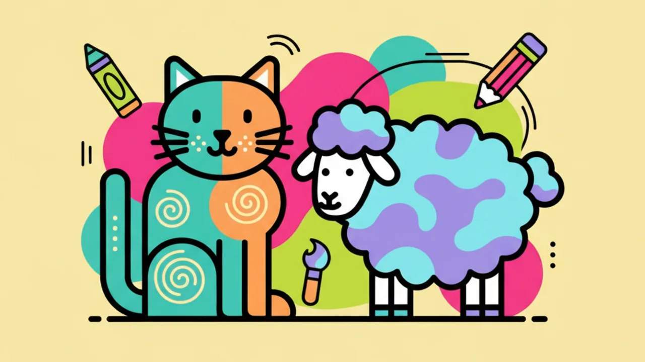Tips de Textura para Colorear Dibujos de Animales Tiernos