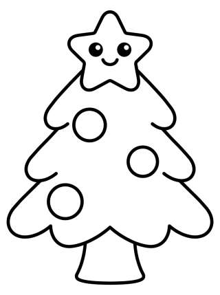 Coleção de desenhos para colorir: Árbol de Navidad para Colorear