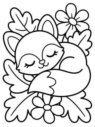 Desenho de Zorrita Dormilona para colorir e imprimir grátis