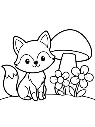 Coleção de desenhos para colorir: Animalitos del Bosque Tiernos