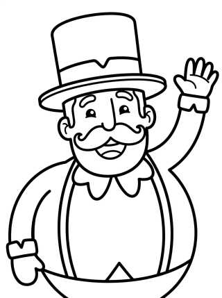 Desenho de Bita Saludando Feliz para colorir e imprimir grátis