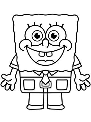 Coleção de desenhos para colorir: Bob Esponja para Colorear e Imprimir Gratis