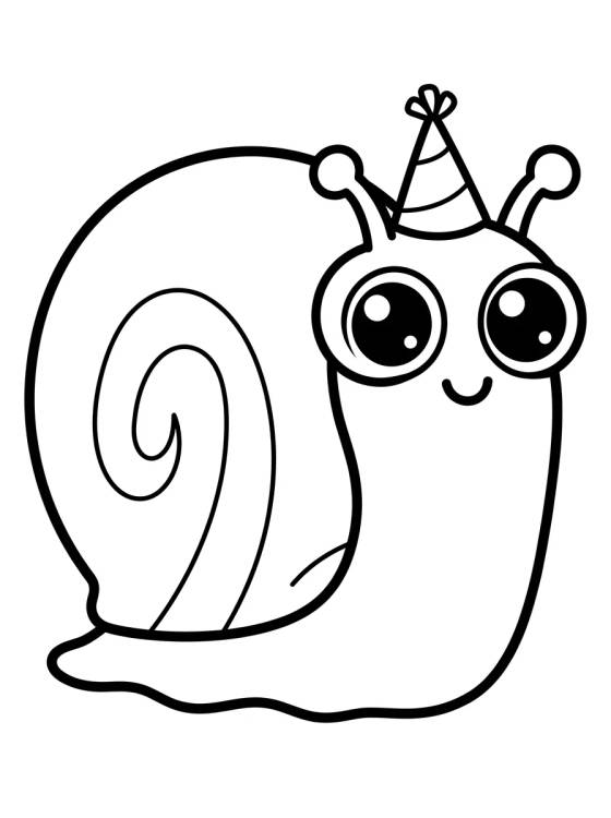 Desenho de Gary el Caracol Muy Tierno para colorir e imprimir grátis