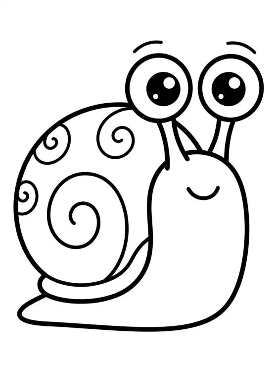 Desenho de Gary el Caracol Tierno para colorir e imprimir grátis
