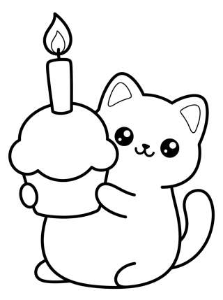 Coleção de desenhos para colorir: Pastelillo de La Casa de Muñecas de Gabby