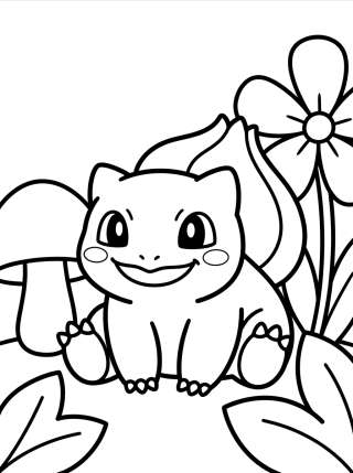 Coleção de desenhos para colorir: Bulbasaur para Colorear