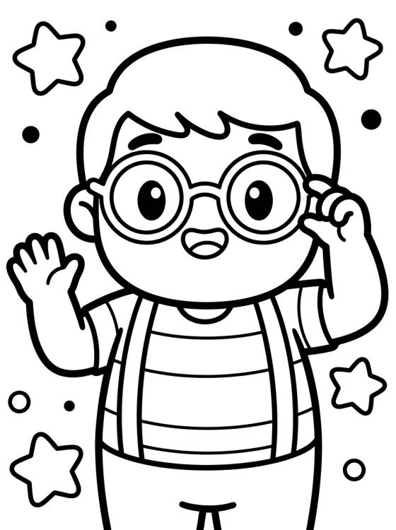 Desenho de Retrato Tierno de Dan para colorir e imprimir grátis
