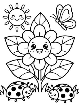 Coleção de desenhos para colorir: Estaciones del Año