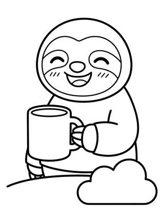 Desenho de Flash el Perezoso Riendo Muy Despacio para colorir e imprimir grátis