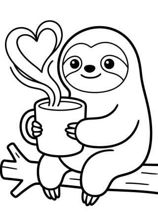 Desenho de Flash Tomando Café para colorir e imprimir grátis