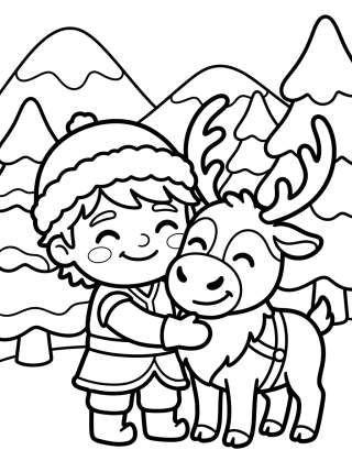 Coleção de desenhos para colorir: Dibujos de Frozen para Colorear