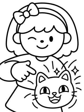 Desenho de Gabby y su Bolsa Mágica para colorir e imprimir grátis
