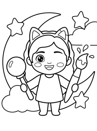Coleção de desenhos para colorir: Dibujos de Gabby para Colorear