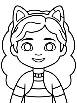 Coleção de desenhos para colorir: Gabby para Colorear