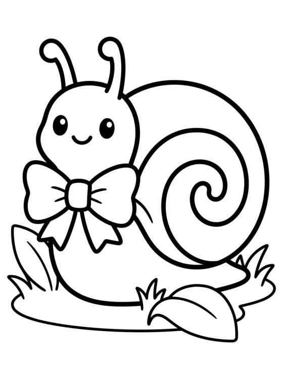 Desenho de Gary con Moño Elegante para colorir e imprimir grátis