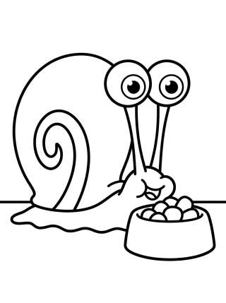 Coleção de desenhos para colorir: Dibujos de Gary el Caracol para Colorear