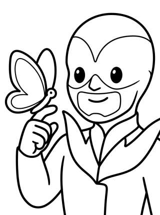 Coleção de desenhos para colorir: Hawk Moth para Colorear