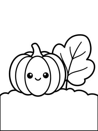 Desenho de Calabacita Tierna en la Tierra para colorir e imprimir grátis