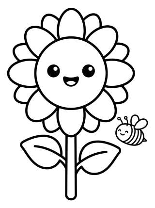 Coleção de desenhos para colorir: Jardín y Flores Encantadas