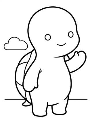 Desenho de Kwami Wayzz Calmado para colorir e imprimir grátis