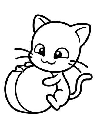 Desenho de Plagg el Kwami del Gato Negro para colorir e imprimir grátis