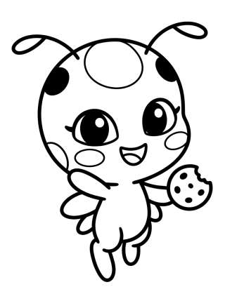 Coleção de desenhos para colorir: Kwamis de Miraculous para Colorear