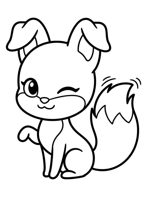 Desenho de Trixx el Kwami del Zorro para colorir e imprimir grátis