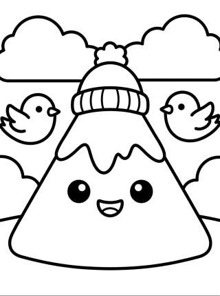 Coleção de desenhos para colorir: Montañas Lindas y Tiernas
