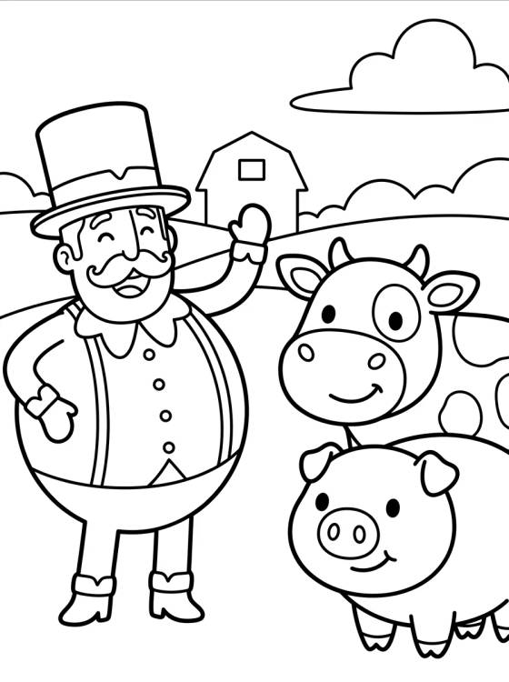 Desenho de Bita en la Granjita para colorir e imprimir grátis