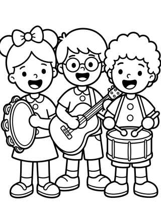 Desenho de Mundo Bita Jugando para colorir e imprimir grátis