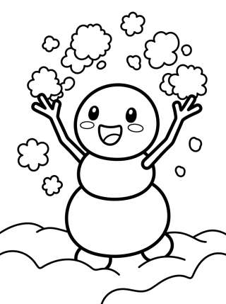 Coleção de desenhos para colorir: Dibujos de Olaf para Colorear