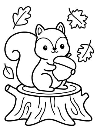 Coleção de desenhos para colorir: Otoño Encantado
