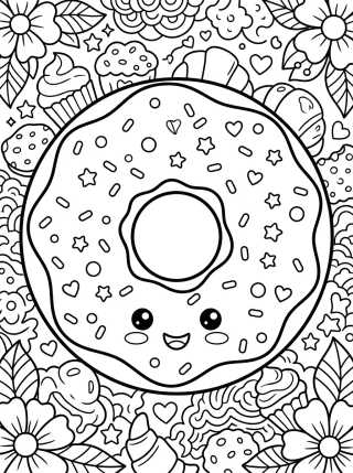 Desenho de Dona de Panadería para colorir e imprimir grátis