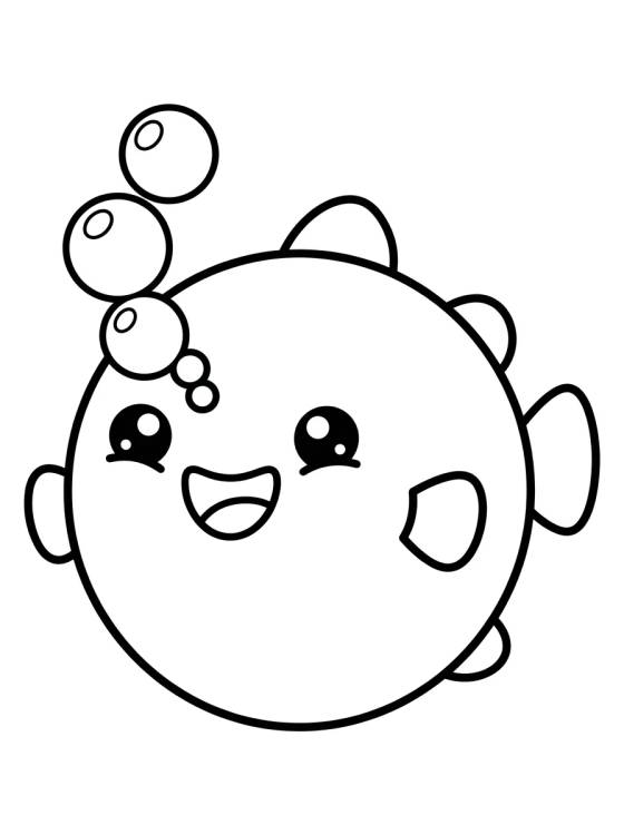 Desenho de Pez Globo Redondito para colorir e imprimir grátis