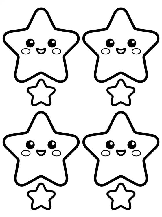 Desenho de Tracker de Hábitos de Estrellas para colorir e imprimir grátis