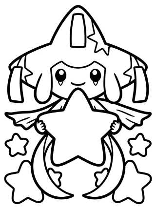 Desenho de Jirachi Cumpliendo Deseos para colorir e imprimir grátis
