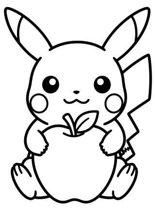 Coleção de desenhos para colorir: Pokémon Kawaii para Colorear